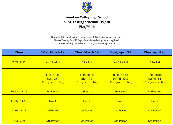 sbac20 schedule